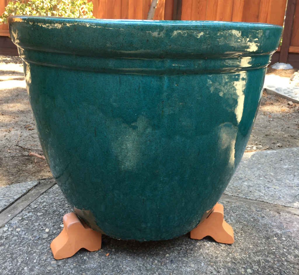 C Yee's glazed tandoor pot