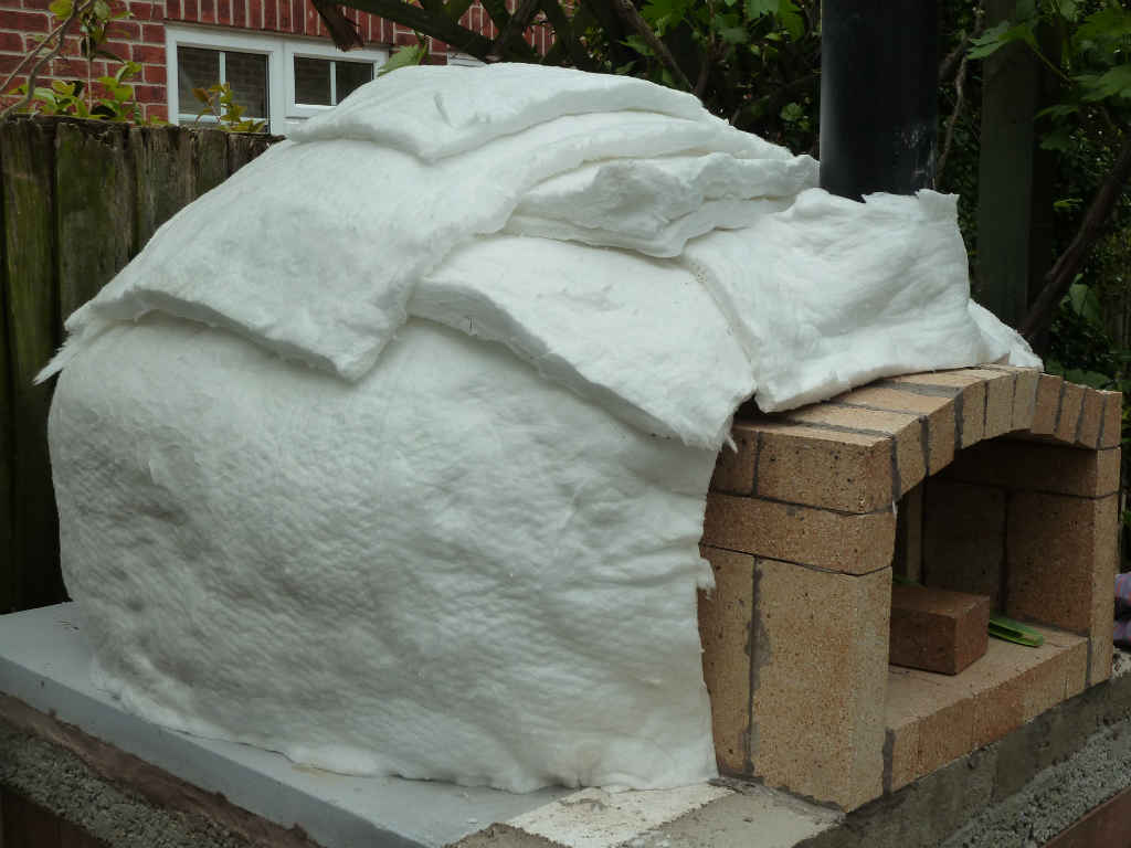 Insulating your pizza oven with Ceramic Fibre Blanket