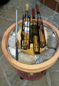 Tandoor food resting