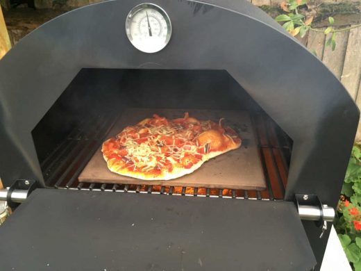 metal pizza oven