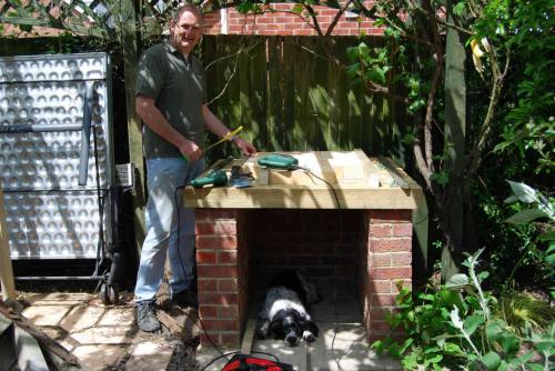 Building Oven floor