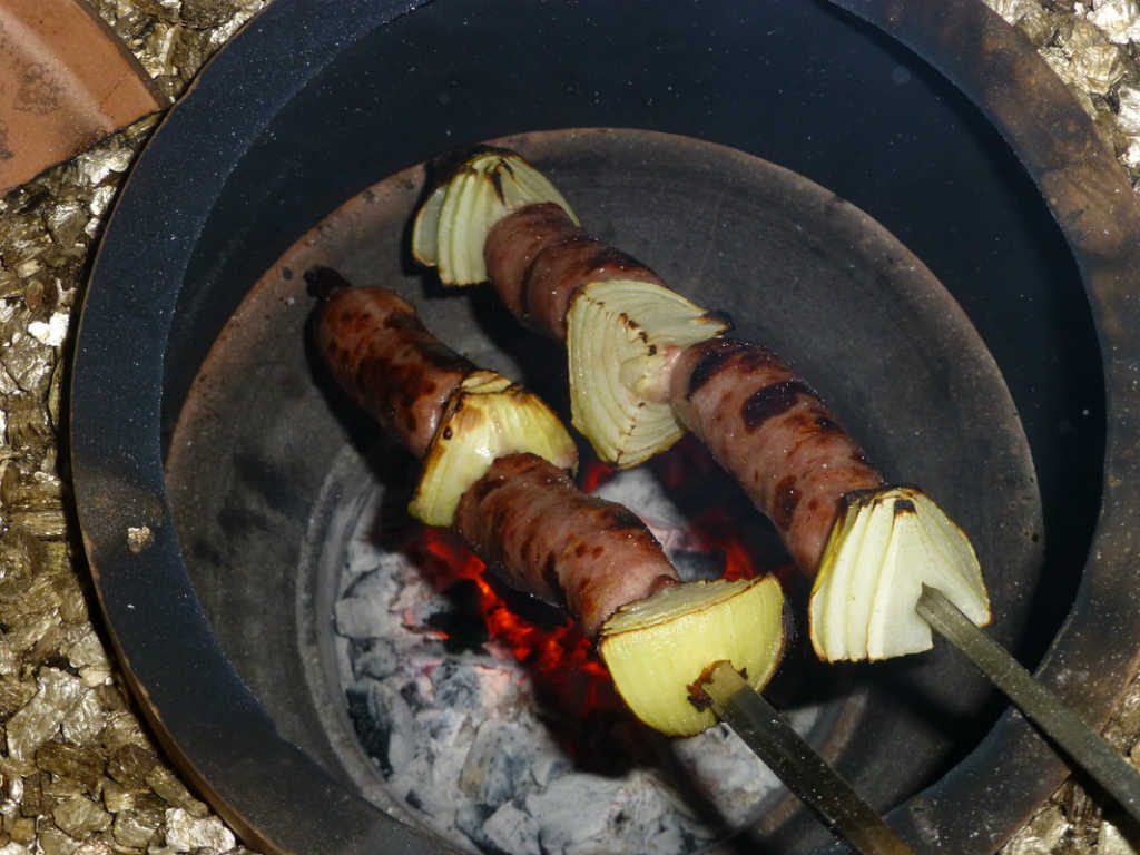tandoor sausages