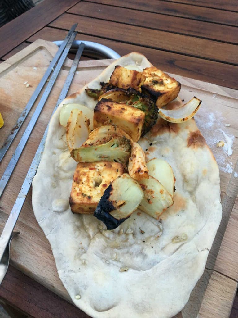 Paneer in Naan